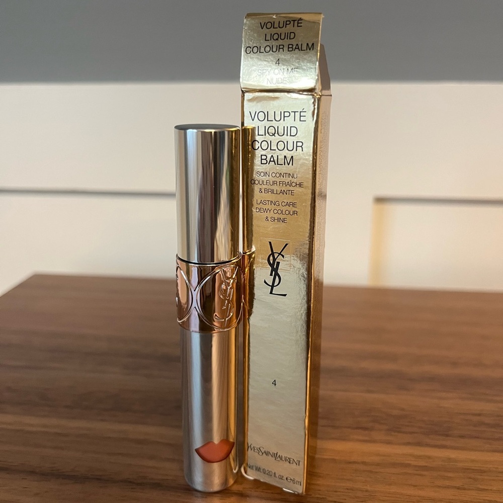 Yves Saint Laurent Volupte Liquid Color Balm- Spy On Me Nude